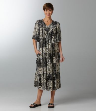 Go Softly Patio Animal Print Patio Dress $64.00