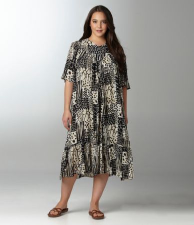 Go Softly Patio Woman Animal Print Patio Dress $69.00