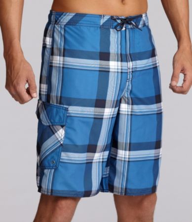 Roundtree & Yorke Tartan Plaid Swim Trunk