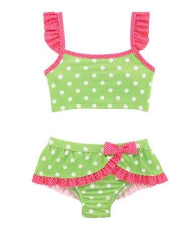 Penelope Mack 4 6X Polka Dot 2 Piece Swimsuit $19.99