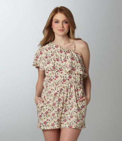 Angie Floral Print Romper  Dillards Mobile 