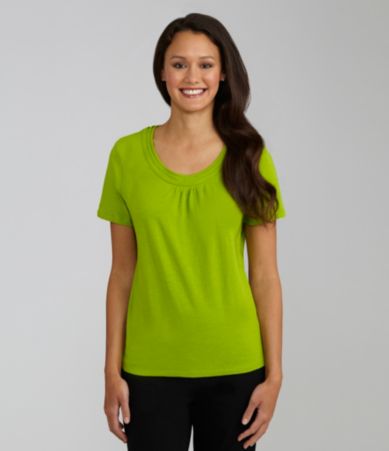 Westbound Scoopneck Slub Knit Top