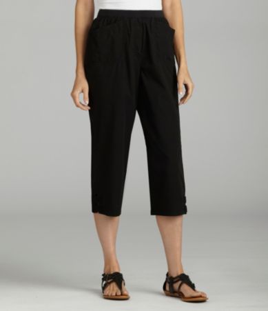 Westbound Petites Rip-Stop Cargo Capri Pants