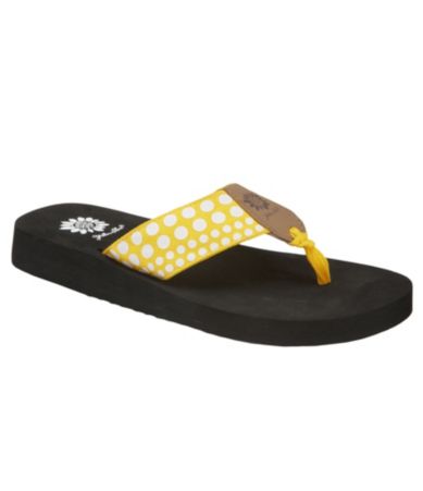 Yellow Box Candie Flip-Flops