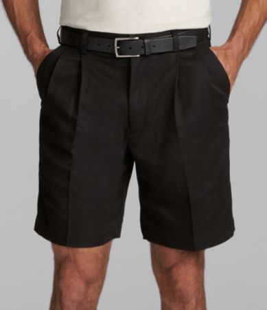 Roundtree & Yorke Microfiber Pleated Expander Shorts