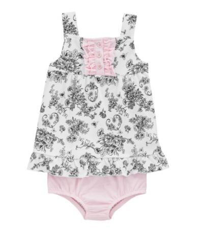 Starting Out Newborn Toile Print Dress $14.99