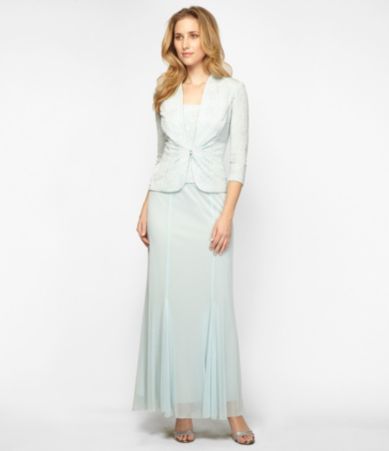 Alex Evenings Jacquard Jacket Dress