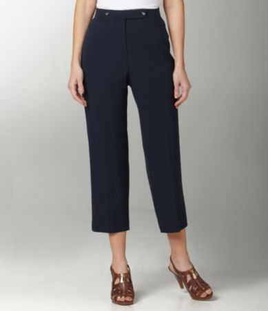 Investments II MADISON AVE fit Double Button Cropped Pants