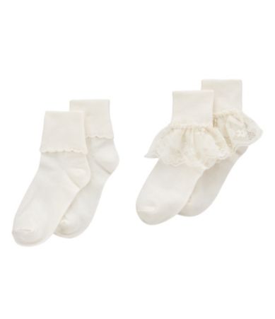 Copper Key Turn-Cuff Socks 2-Pack
