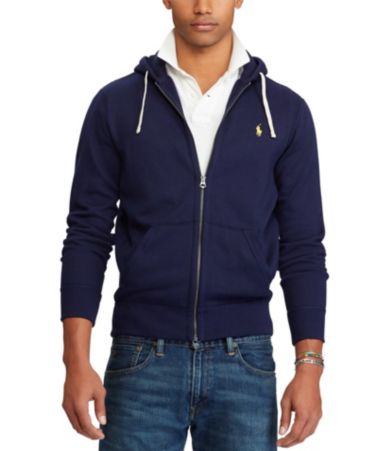 Polo Ralph Lauren Classic Solid Fleece Hoodie Jacket