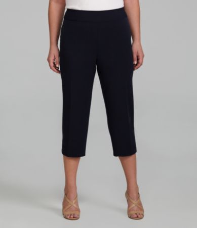 Investments II PARK AVE fit Pull-On Capri Pants