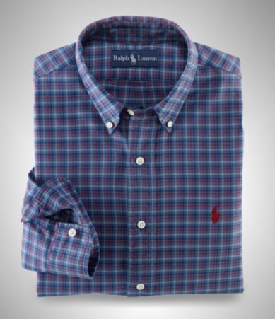 Polo Ralph Lauren Classic-Fit Plaid Twill Sportshirt