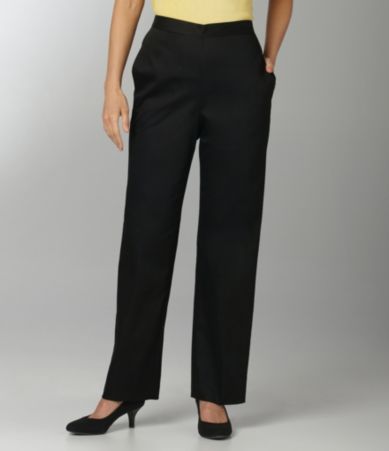 Samantha Grey Flat Front Pants