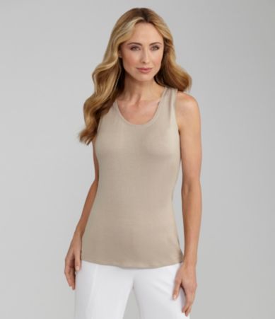 Investments ll Foil Scoopneck Shell