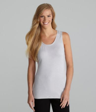 Investments Petites Foil Printed Scoopneck Shell