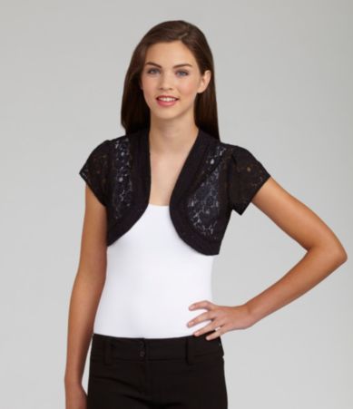 San Francisco Lace Shrug  Dillards 