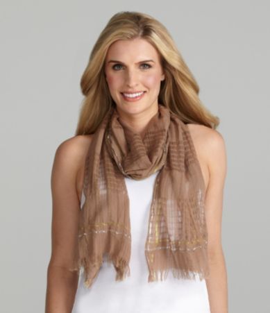 Peter Nygard Crinkle Gauze Scarf