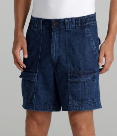 Roundtree & Yorke Denim Hiker Cargo Shorts $45.00