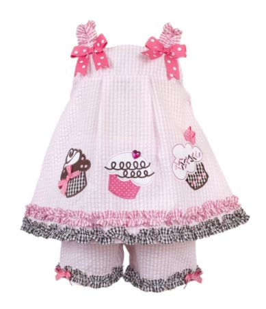 Rare Editions Newborn Birthday Cupcake Top & Leggings Set $24.99