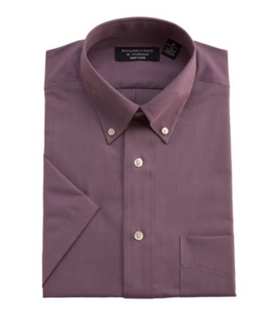 Roundtree & Yorke Easy Care Solid Twill Sportshirt