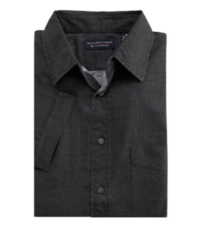 Roundtree & Yorke Solid Pad Dye Sportshirt