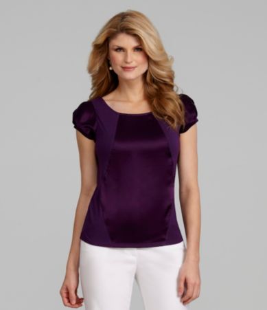Antonio Melani Knit Marissa Mixed-Media Top