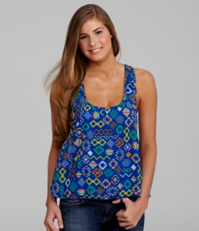 Living Doll Printed Racerback Tank $32.00