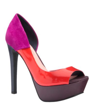 Jessica Simpson Bede Peep-Toe Platform Pumps