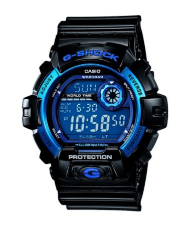 Shock Black & Blue Men´s Classic Digital Watch 