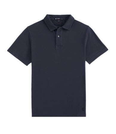 Cremieux Solid Acid Wash Polo Shirt