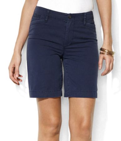 Lauren Ralph Lauren Petites Jason Twill Shorts