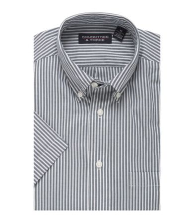 Roundtree & Yorke Striped Oxford Sportshirt