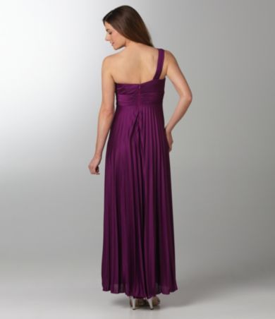 Xscape One-Shoulder Gown
