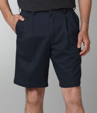 Roundtree & Yorke Easy Care Twill Pleated Shorts