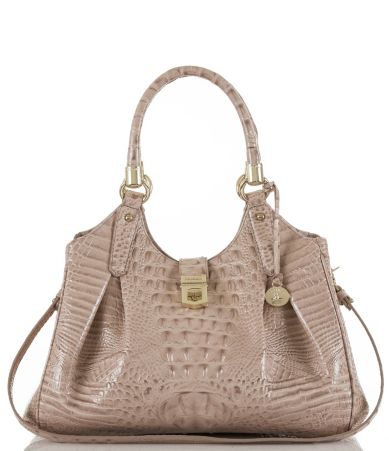 Brahmin Melbourne Collection Elisa Croco-Embossed Hobo Bag | Dillards