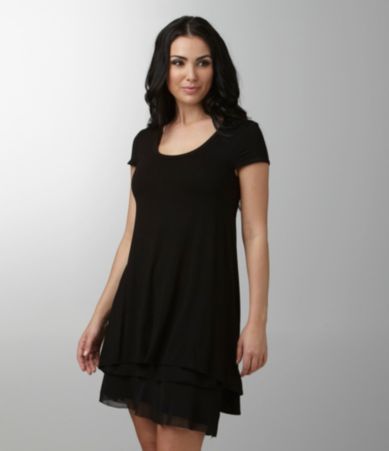 Kensie Tiered-Hem Dress