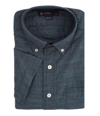 Cremieux Melange Yarn Solid Slub Shirt