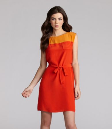 French Connection Sarah Colorblock Dress