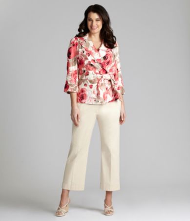 Alex Marie Woman Dina Shantung Jacket & Alexa Ankle Pants $48.65 $59 