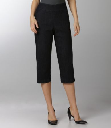 Westbound Petites PARK AVE fit SLIM FX Denim Capri Pants
