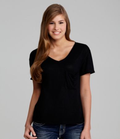 Copper Key V-Neck Pocket Tee