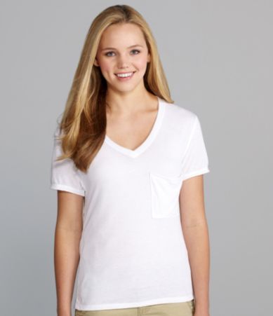 Copper Key V-Neck Pocket Tee