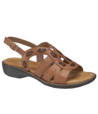 Michelle D Herta Slingback Sandals