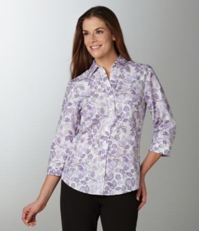 Westbound Petites Easy Care Floral Print Shirt $15.75