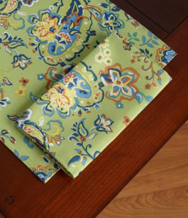 Lauren Ralph Lauren Tropical Paisley Indoor/Outdoor Table Linens