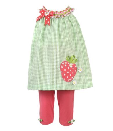 Rare Editions 2T 6X Strawberry Leggings Set $24.99