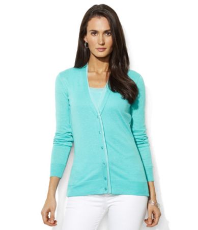 Lauren  Ralph Lauren Maryjo Cotton-Linen Cardigan