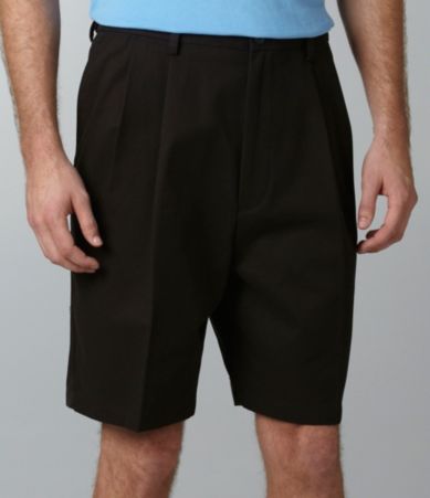 Roundtree & Yorke Big & Tall Easy Care Twill Pleated Expander Shorts