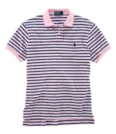 Polo Ralph Lauren Classic-Fit Striped Mesh Polo Shirt