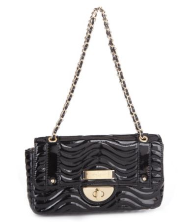 Kate Landry Quilted Patent Satchel